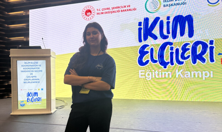 Atılım Üniversitesi İklim Elçisi Zeynep Ceren Devrim, İklim Elçileri Eğitim Kampına Katıldı…