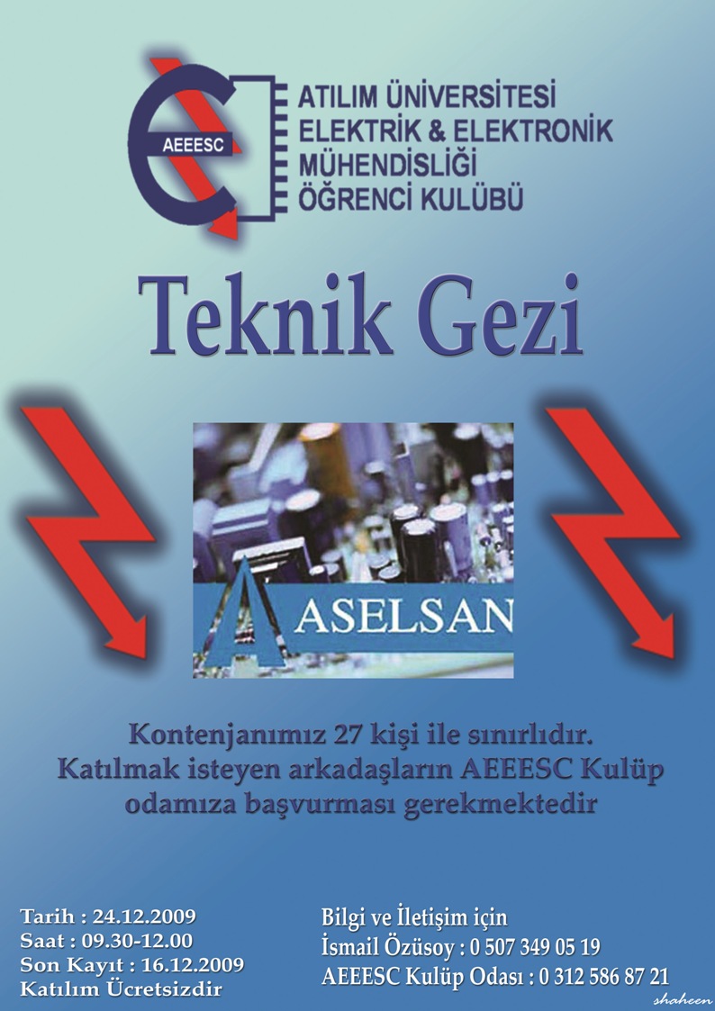 AEEESC Aselsan A.Ş. Teknik Gezisi