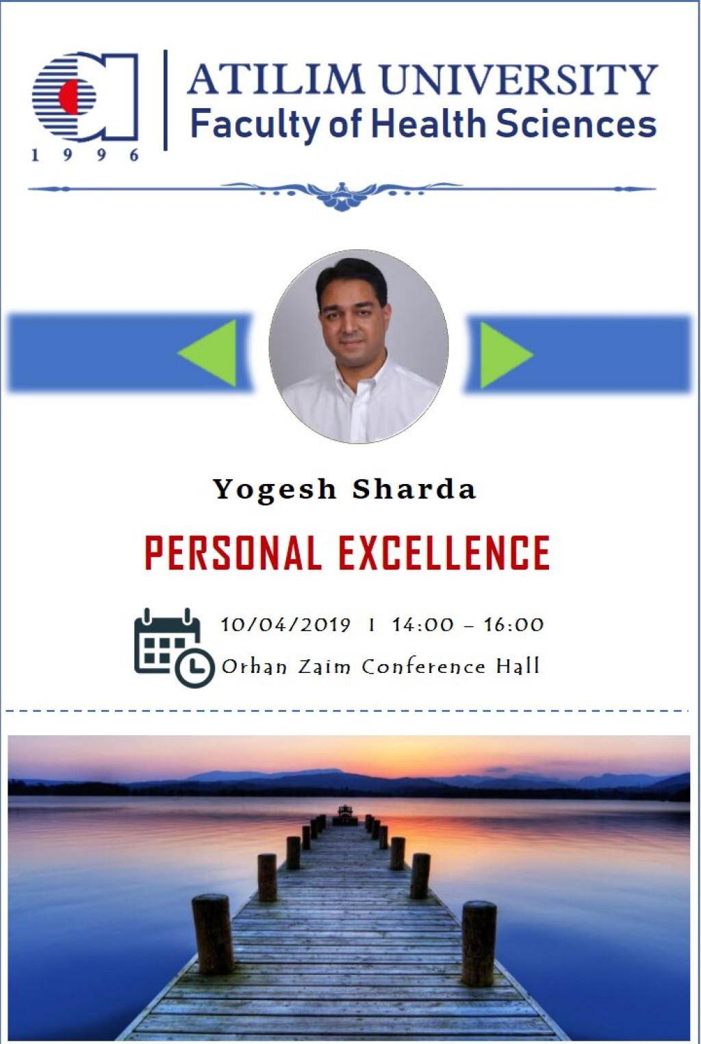 ATILIM UNIVERSITY School of Health Sciences Conference on Personal