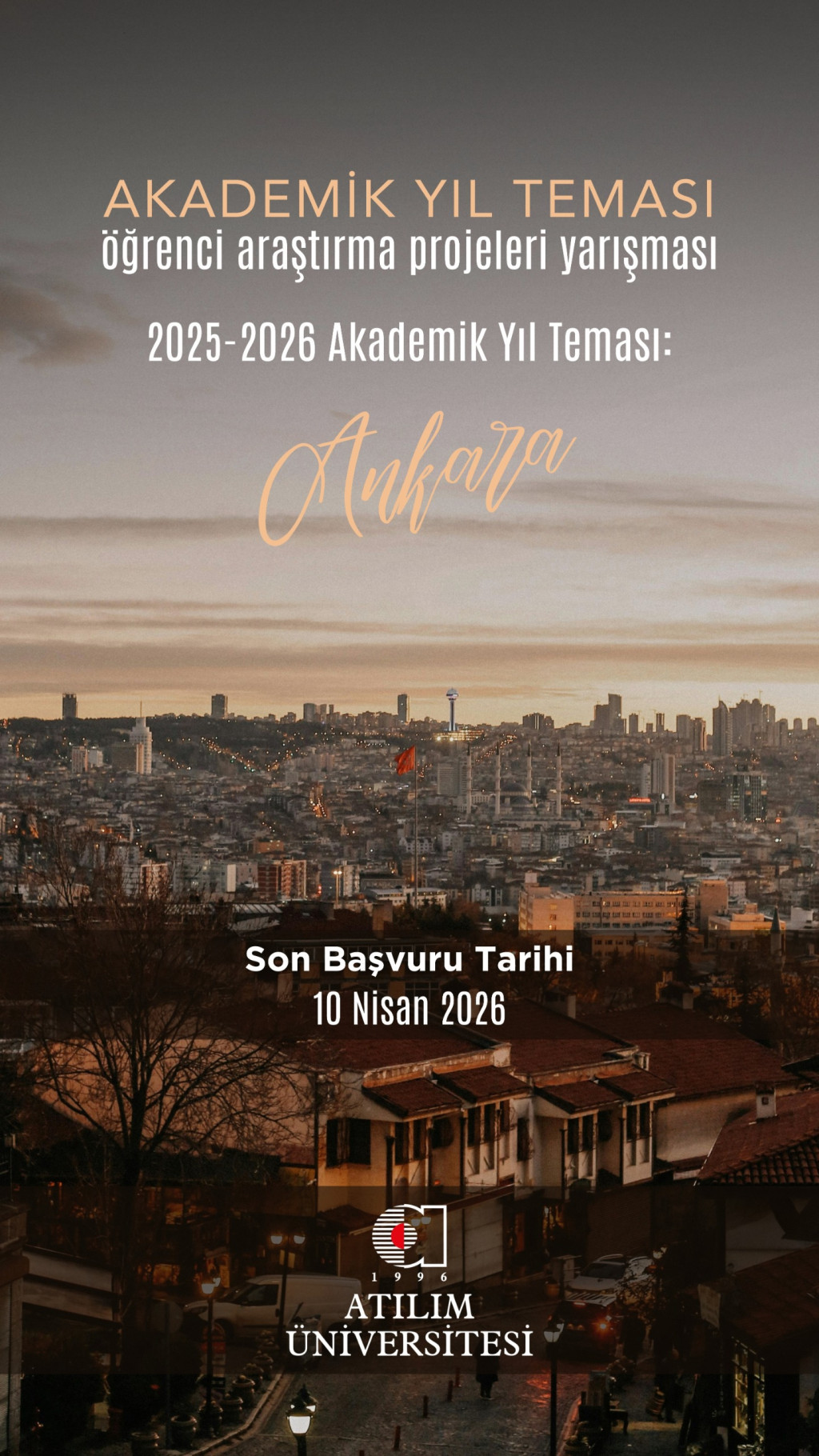 Atılım Üniversitesi Akademik Yıl Teması : SU