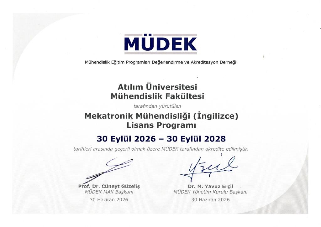 Mekatronik Müdek Akreditasyonu