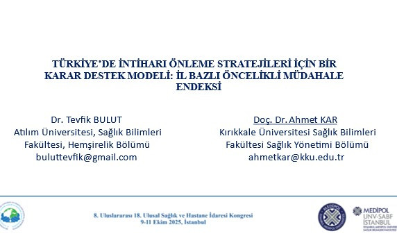 Presentation at the 8th International and 18th National Congress on Health and Hospital Administration