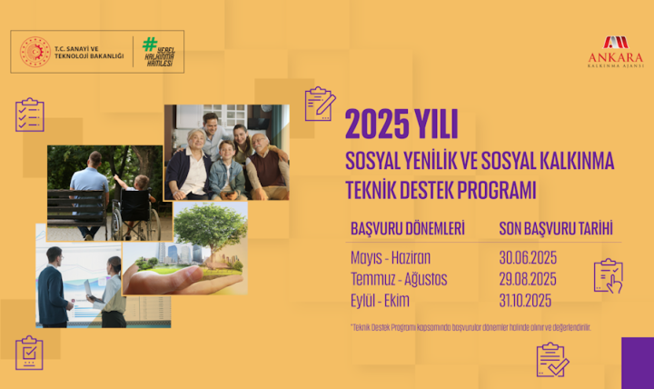 Ankara Kalkınma Ajansı’ndan “Sosyal Yenilik ve Sosyal Kalkınma Teknik Destek Programı”