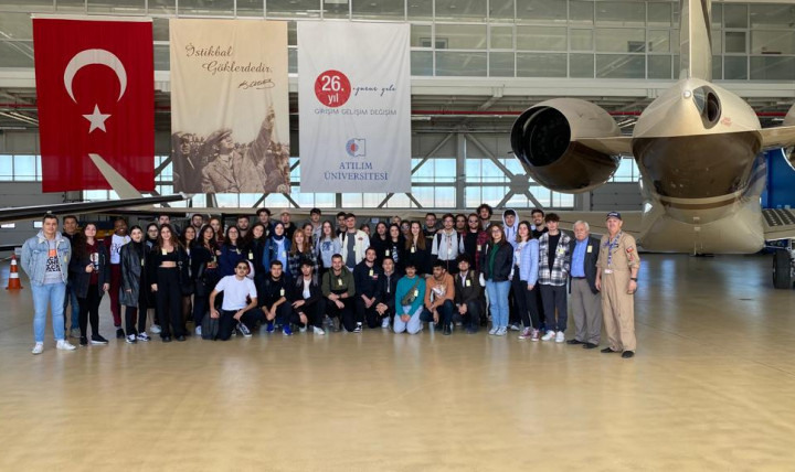 Ase 101 Öğrencilerimizle Sivil Havacılık Eğitim Merkezi (Hangar) Ziyareti