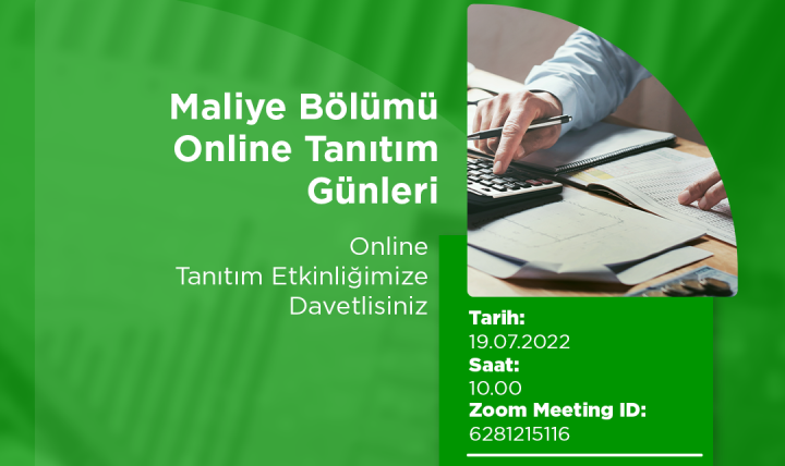 Maliye Bölümü - Online Tanıtım Etkinliği