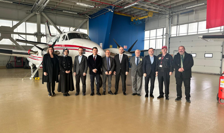 Turkish Technic A.Ş. Heyetinin Sivil Havacılık Yüksekokulu Ziyareti